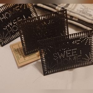 Parks Design "Home Sweet Home" napkin Rings Set of 3 NWT